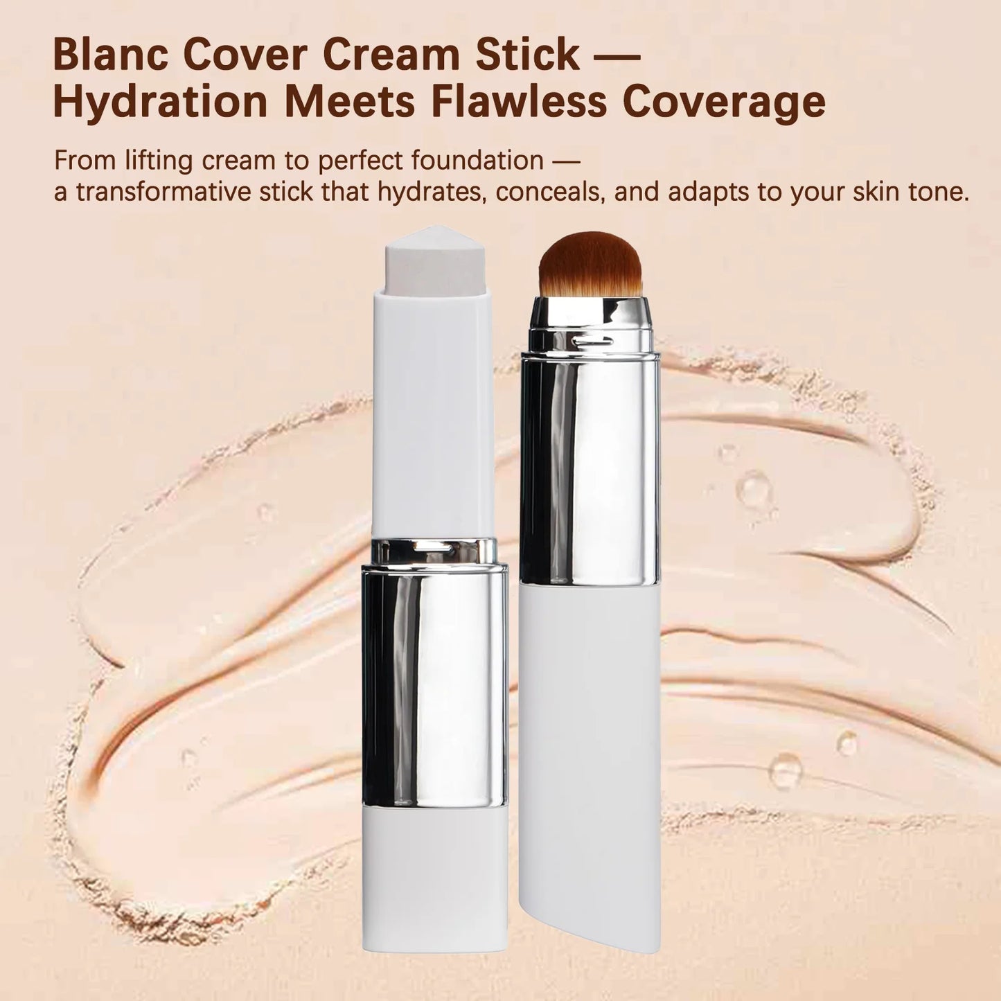 🔥Final 3 hours 50% off:Color-Changing Cover Cream Stick Skincare meets makeup