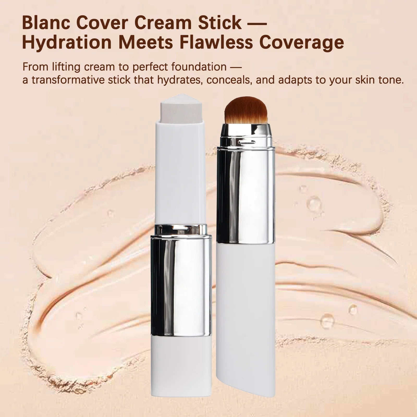 🔥Final 3 hours 50% off:Color-Changing Cover Cream Stick Skincare meets makeup
