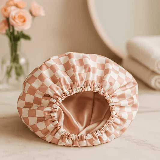 ✨Luxury Double Layered Adjustable Waterproof Long Shower Cap