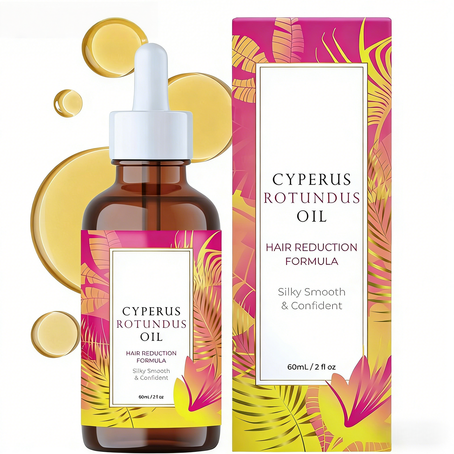 Cyperus Rotundus Hair Inhibitor Oil | Natural Permanent Hair Reduction