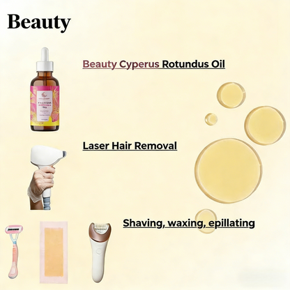 Cyperus Rotundus Hair Inhibitor Oil | Natural Permanent Hair Reduction