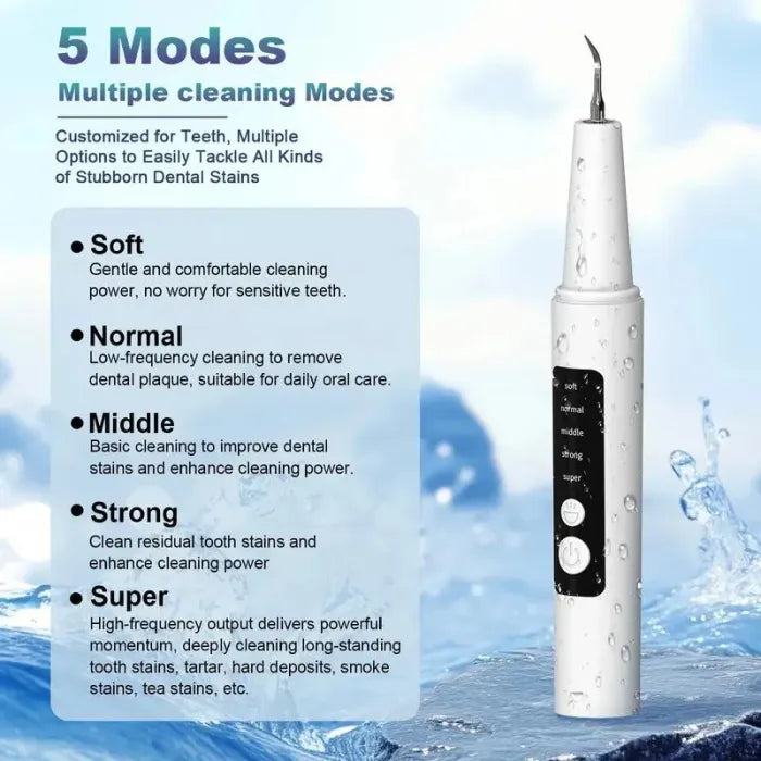SmilePro Tech:Electric Scaler/Oral Plaque/Tartar Remover with Effective Remove Plaque Tartar